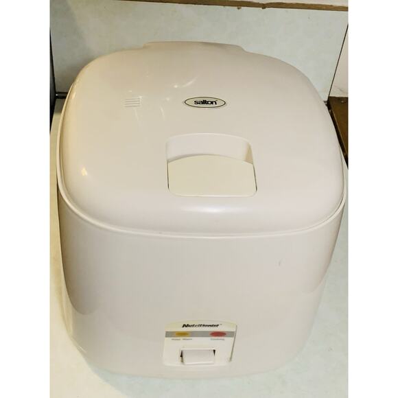 Salton Nutritionist Automatic 10 Cup Rice Cooker Cup Model RA10NR Tested - Picture 3 of 12